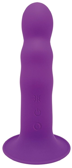 Фиолетовый вибратор Hitsens 3 - 18,2 см. - фото, цены