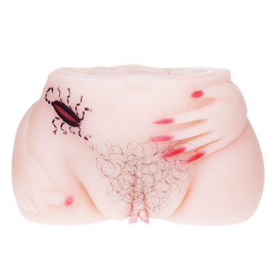 Реалистичная вагина и анус с вибрацией и татуировкой-скорпионом - фото, цены