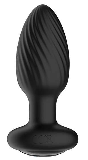Черная анальная вибровтулка Nexus Tornado - 9,8 см. - фото, цены