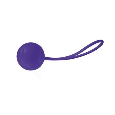 Фиолетовый вагинальный шарик Joyballs Trend Single с петелькой - фото, цены