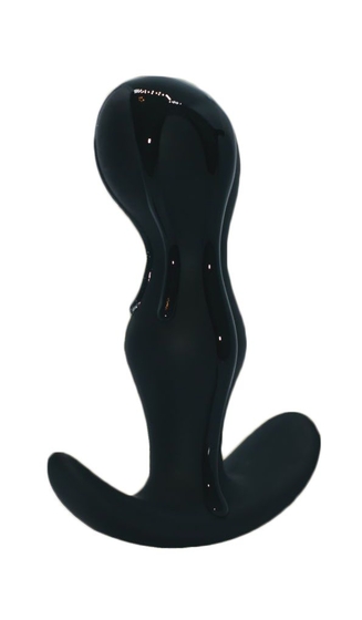 Черный анальный стимулятор Classy - 11,5 см. - фото, цены