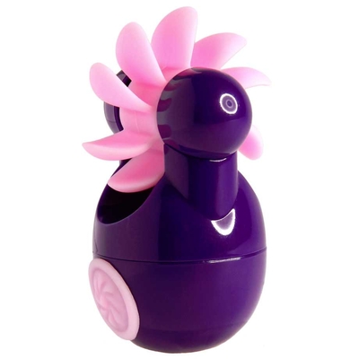 Фиолетовый клиторальный вибростимулятор Sqweel Go Purple - фото, цены