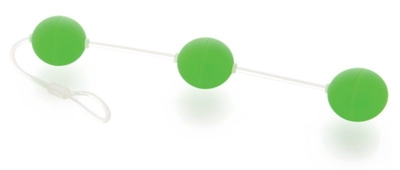 Анальная цепочка из 3 зеленых шариков - фото, цены