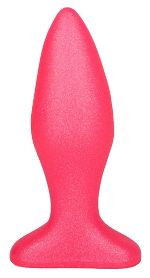 Розовая анальная пробка - 11,5 см. - фото, цены