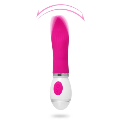Ярко-розовый вибратор-язык Tongue Lick - 16,5 см. - фото, цены