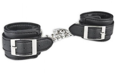 Черные наручники на цепи - фото, цены