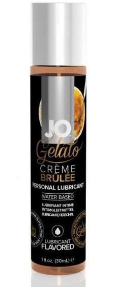 Лубрикант с ароматом крем-брюле Jo Gelato Creme Brulee - 30 мл. - фото, цены