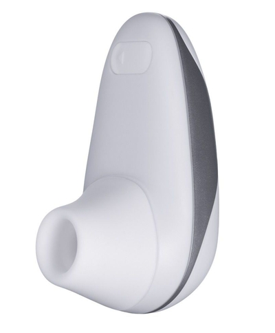 Бело-серебристый вакуумный стимулятор клитора Womanizer Starlet - фото, цены