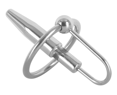 Зонд для уретры с подвижным кольцом Penisplug mit Eichelring - фото, цены