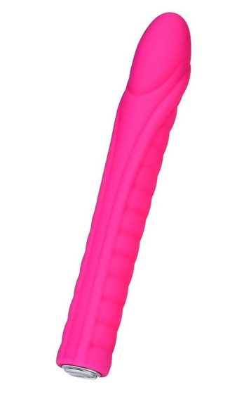 Розовый вибратор Nalone Dixie - 16,7 см. - фото, цены