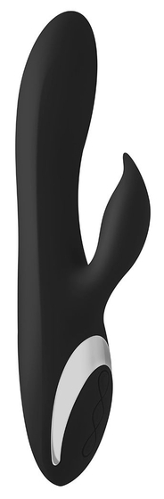 Черный вибромассажер-кролик Vibes N 2 - 22,5 см. - фото, цены