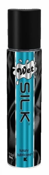 Гибридный водно-силиконовый лубрикант Wet Silk - 30 мл. - фото, цены
