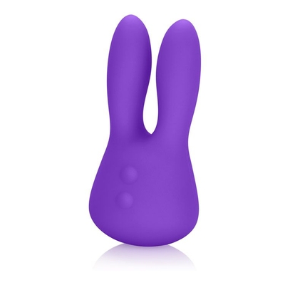 Фиолетовый виброзайчик Mini Marvels Silicone Marvelous Bunny - фото, цены