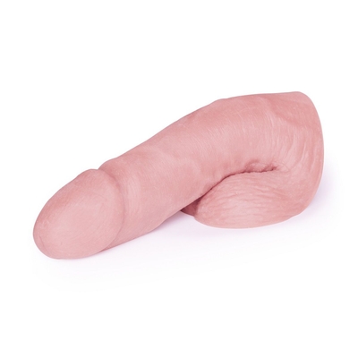 Мягкий имитатор пениса Pink Limpy среднего размера - 17 см. - фото, цены