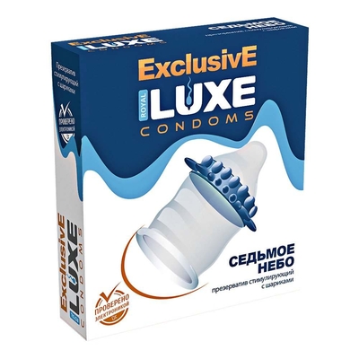Презерватив Luxe Exclusive «Седьмое небо» - 1 шт. - фото, цены