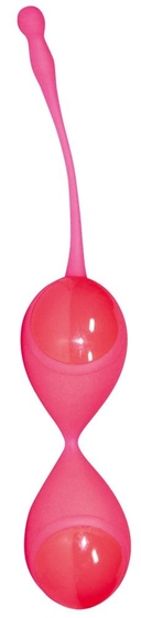Розовые вагинальные шарики с хвостиком для извлечения - фото, цены