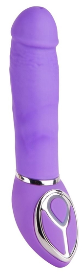 Фиолетовый вибромассажёр Crush Hunger - 17,5 см. - фото, цены
