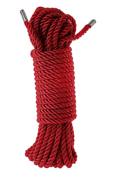 Красная веревка Deluxe Bondage Rope - 10 м. - фото, цены