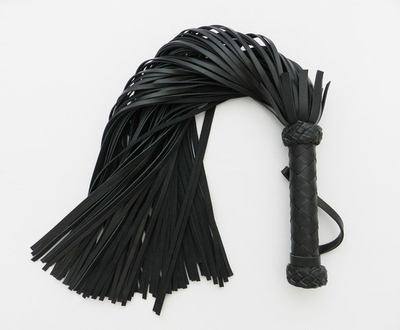 Чёрная плетка с 110 хвостами - 75 см. - фото, цены