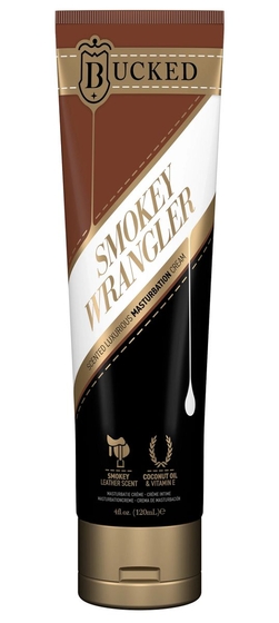 Крем для мастурбации Bucked Smokey Wrangler с ароматом сыромятной кожи - 120 мл. - фото, цены