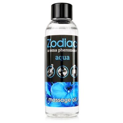 Массажное масло с феромонами Zodiac Aqua - 75 мл. - фото, цены