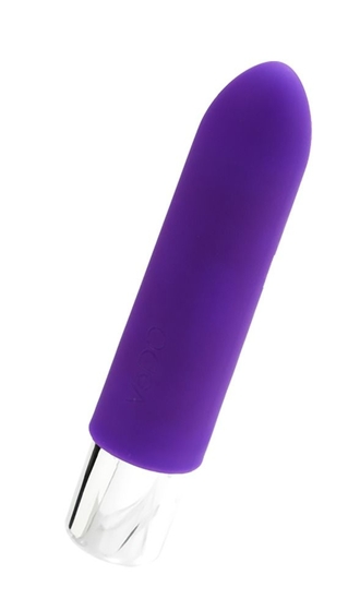 Фиолетовая вибропуля VeDO Bam Mini - 9,5 см. - фото, цены