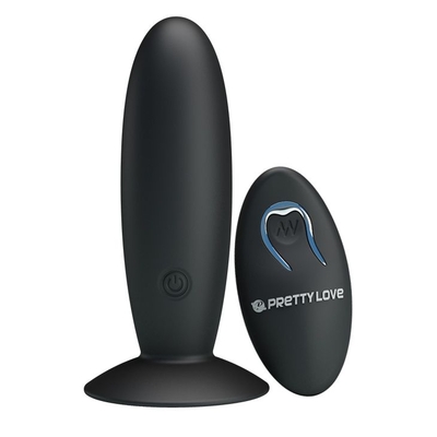 Анальная пробка с вибрацией и пультом управления Remote Control Vibrating Plug - 11 см. - фото, цены