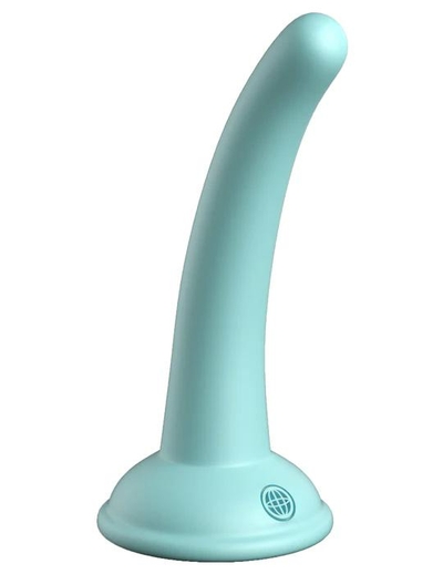 Аквамариновая насадка для страпона Curious Five на присоске - 14,6 см. - фото, цены