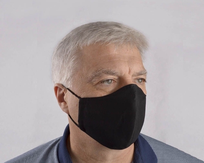 Черная мужская гигиеническая маска - фото, цены
