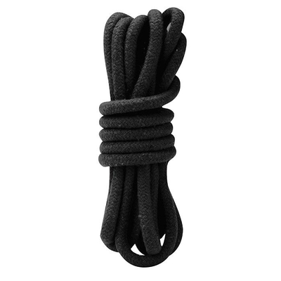 Черная хлопковая веревка для связывания - 3 м. - фото, цены