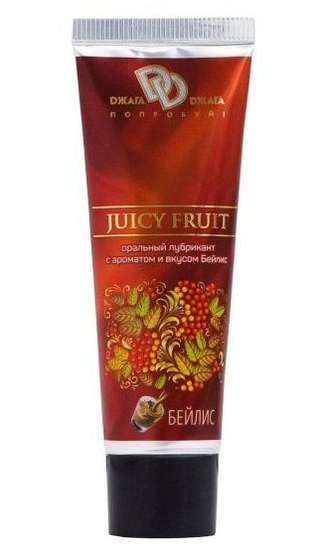 Интимный съедобный лубрикант Juicy Fruit с ароматом Бейлис - 30 мл. - фото, цены