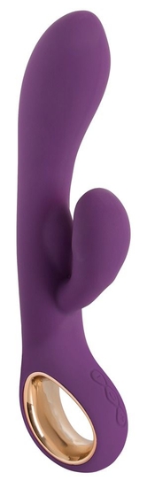 Фиолетовый вибростимулятор-кролик Rabbit Petit - 18,7 см. - фото, цены
