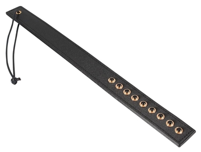 Чёрный пэддл с фигурными клёпками - 37 см. - фото, цены