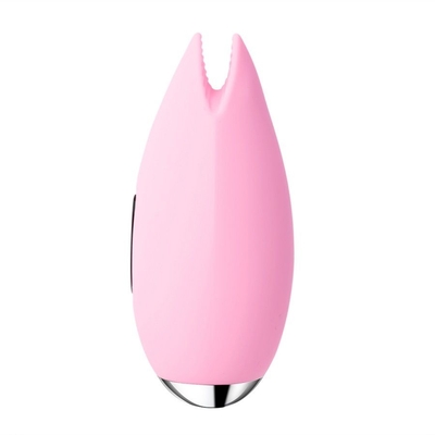 Розовый вибростимулятор клитора Candy с эффектом поцелуя рыбки - фото, цены