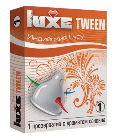 Презерватив Luxe Tween Индийский гуру с ароматом сандала - 1 шт. - фото, цены
