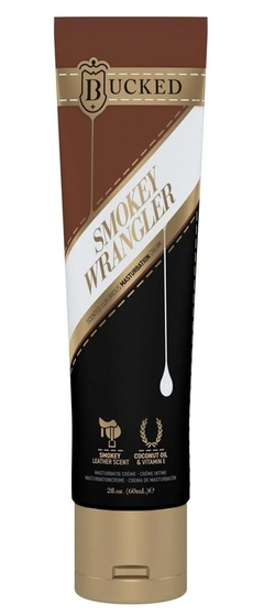 Крем для мастурбации Bucked Smokey Wrangler с ароматом сыромятной кожи - 60 мл. - фото, цены