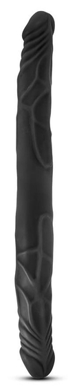 Черный двусторонний фаллоимитатор 14 Inch Double Dildo - 35,5 см. - фото, цены