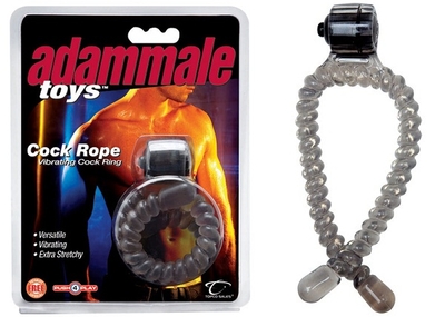 Эрекционное лассо с вибрацией Adam Male Toys Cock Rope - фото, цены