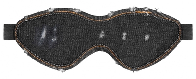 Черная джинсовая маска на глаза Roughend Denim Style - фото, цены