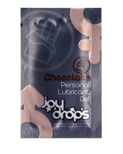 Саше смазки на водной основе с ароматом шоколада JoyDrops Chocolate - 5 мл. - фото, цены