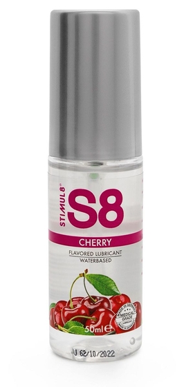 Смазка на водной основе S8 Flavored Lube со вкусом вишни - 50 мл. - фото, цены