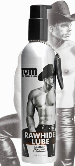 Лубрикант для анального секса с запахом кожи Tom of Finland Rawhide Leather Scented - 236 мл. - фото, цены