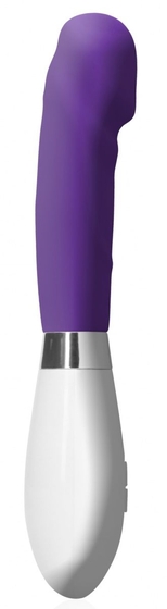 Фиолетовый вибратор Asopus - 21 см. - фото, цены