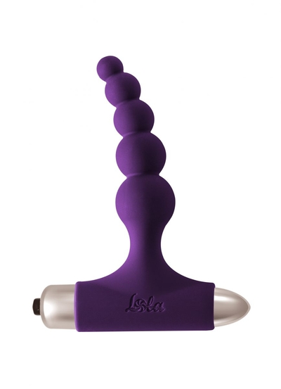Фиолетовая анальная вибропробка New Edition Splendor - 12,1 см. - фото, цены