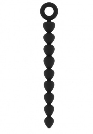 Чёрная анальная цепочка Anal Chain No.28 - 24,5 см. - фото, цены