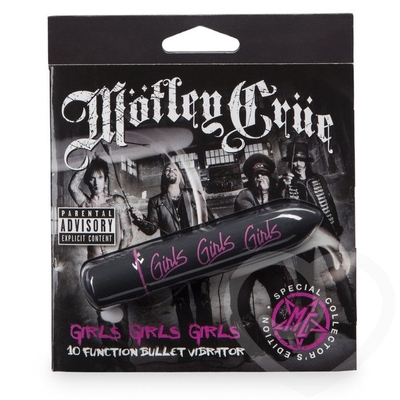 Чёрная вибропуля Motley Crue Girls - фото, цены