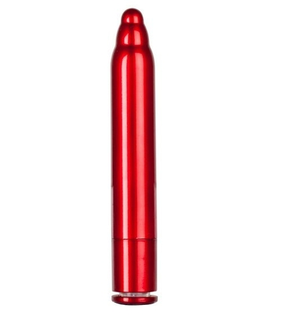 Красный вибратор Metallix Figurado Bulbed Vibrator - 11,5 см. - фото, цены