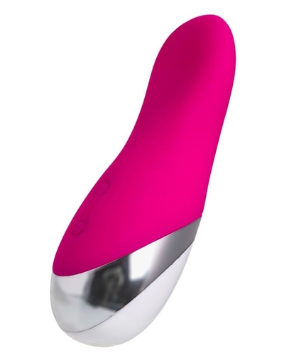 Вибромассажер розового цвета L Eroina - 11 см. - фото, цены