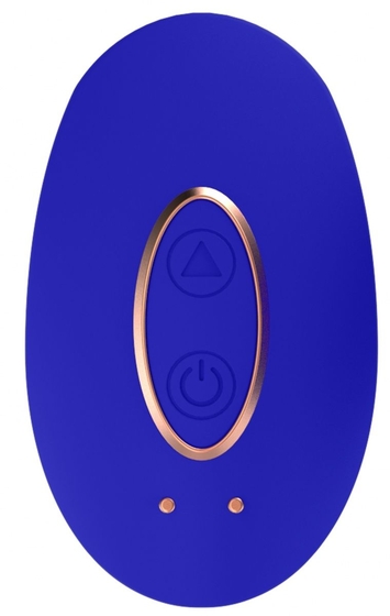 Синий клиторальный стимулятор Precious - 6,4 см. - фото, цены