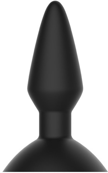 Чёрная вибровтулка Equinox с присоской - фото, цены